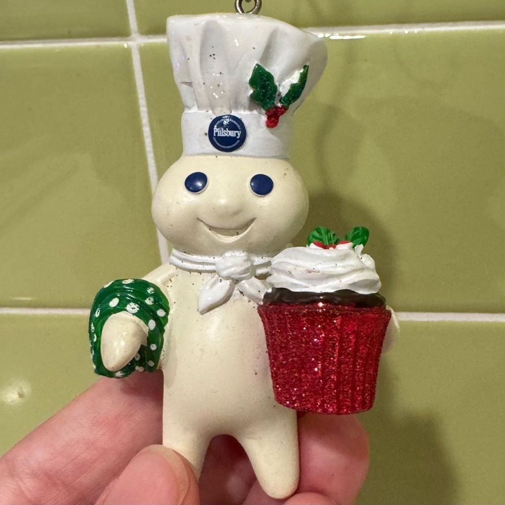 Danbury Mint The Pillsbury Doughboy Glitter Ornament - No Box
